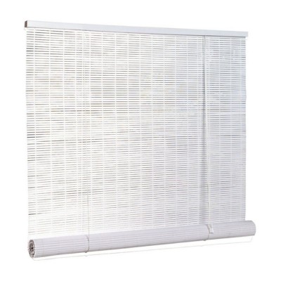 Radiance 1/4 in. Oval PVC Indoor/Outdoor Roll-Up Blind   